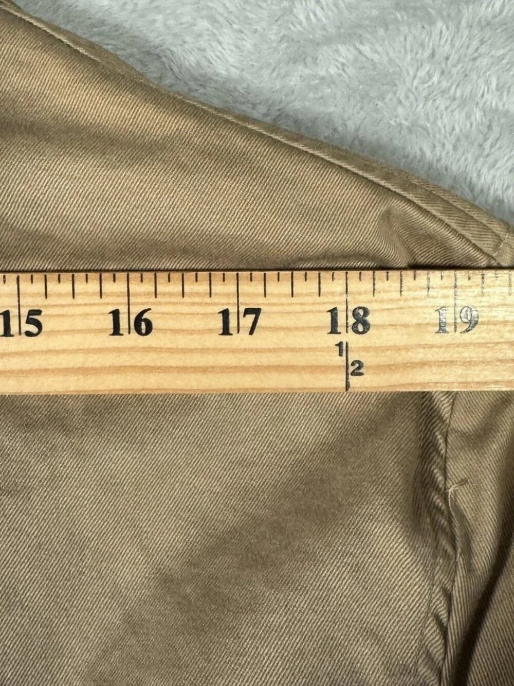 Vintage Polo Ralph Lauren Blazer Mens Large Beige Cotton Chore Sport Coat Jacket
